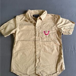 Kids True Religion short Sleeve Button-Up